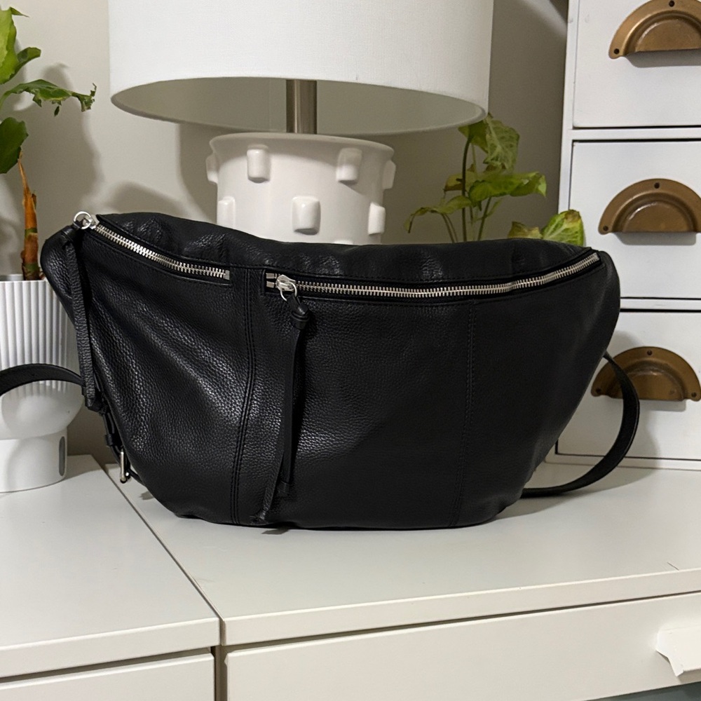 Lucky Brand Black Leather Crossbody Bag